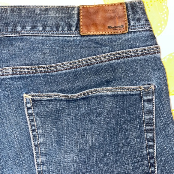 •MADEWELL•RAIL STRAIGHT DENIM JEANS SIZE 32 X 34. - Picture 8 of 10